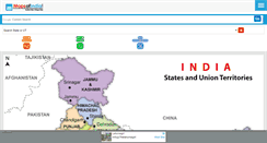 Desktop Screenshot of m.mapsofindia.com